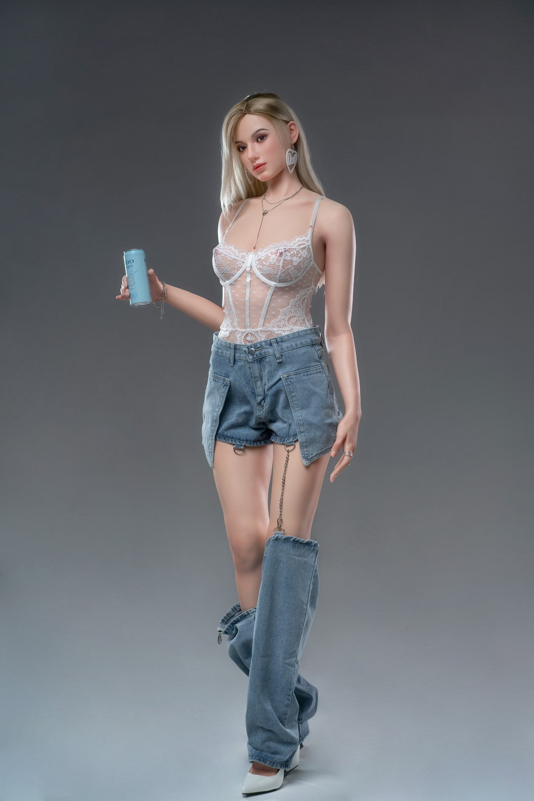 Zeina seksa lelle (Zelex 175 cm E-Cup GE111-1 silikons)