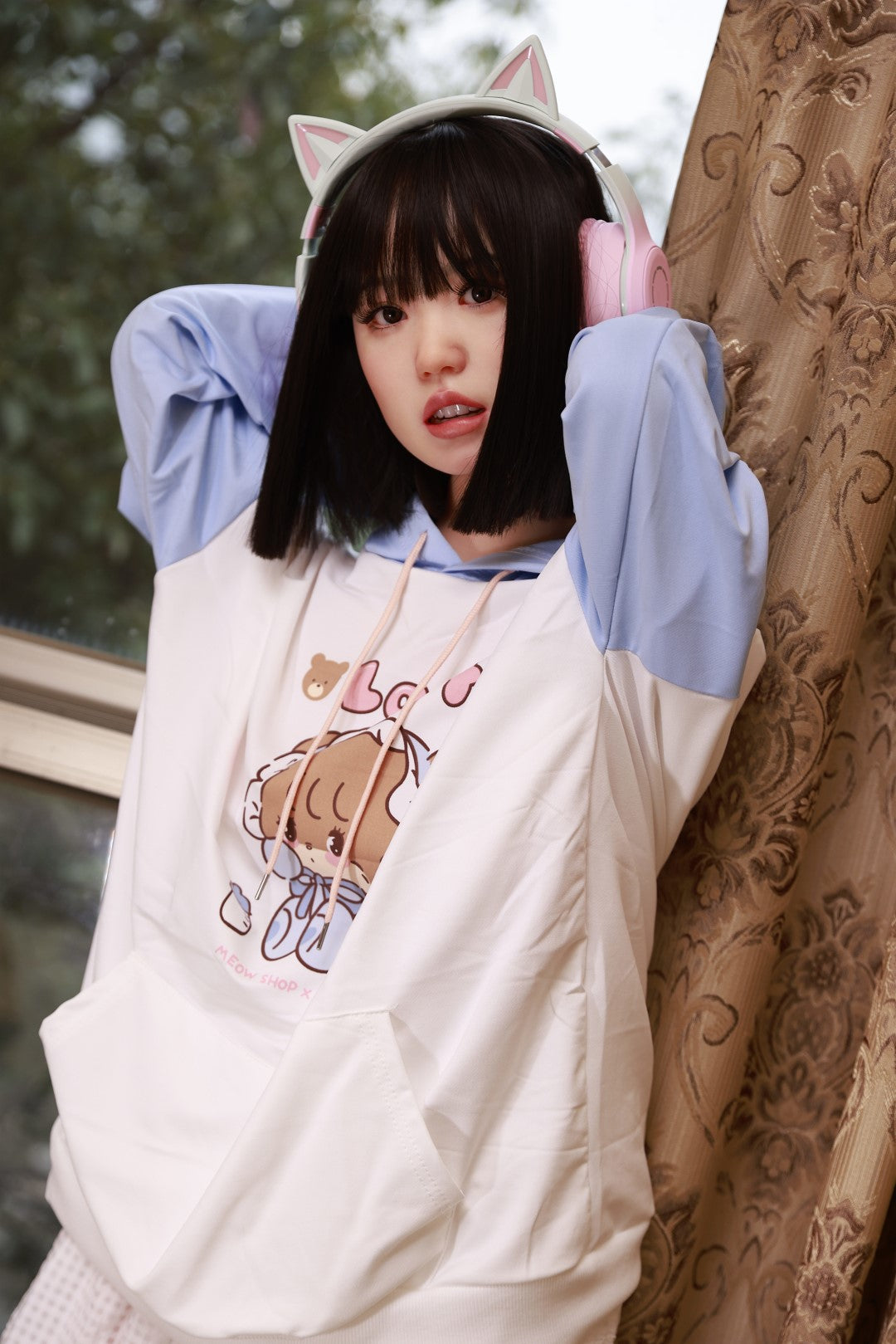 Seksa lelle Ayaka (AXB Doll 154 cm A-Cup GD43-1 silikona)