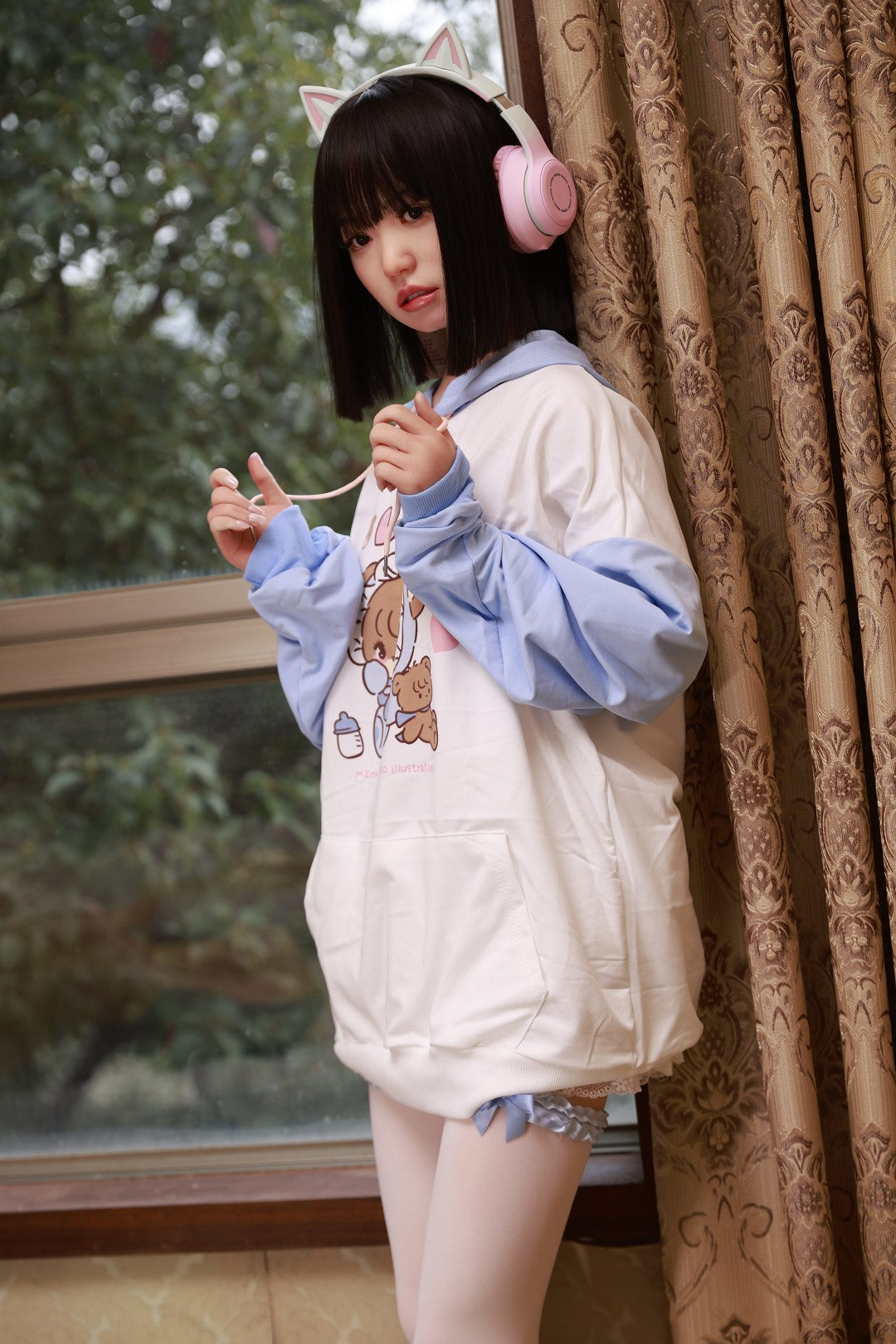 Seksa lelle Ayaka (AXB Doll 154 cm A-Cup GD43-1 silikona)