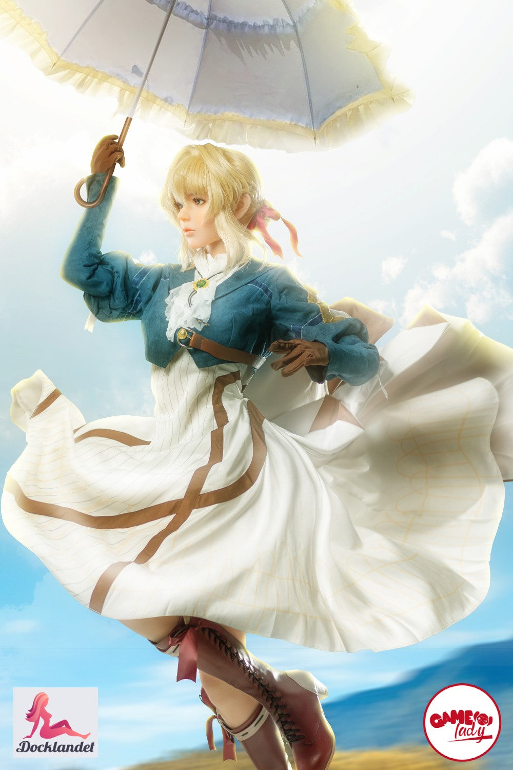 Violeta seksa lelle (Game Lady 156 cm D-Cup Anime No.12 silikona)