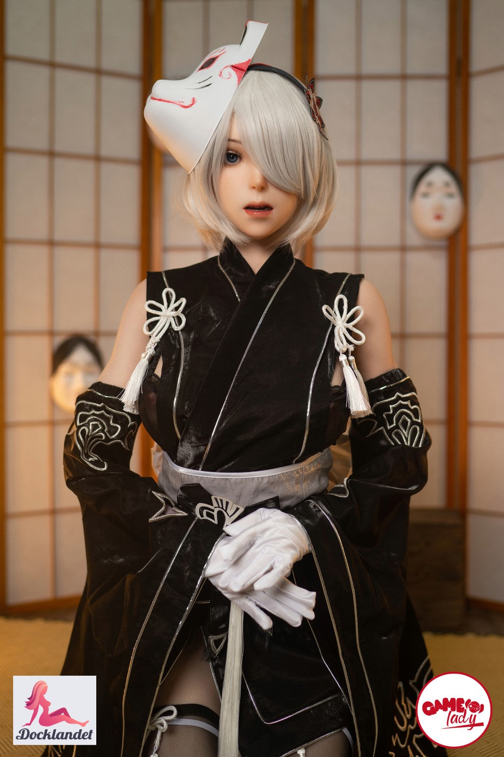 Seksa lelle Yorha 2B (Game Lady 171 cm E-Cup Nr. 24 silikona)
