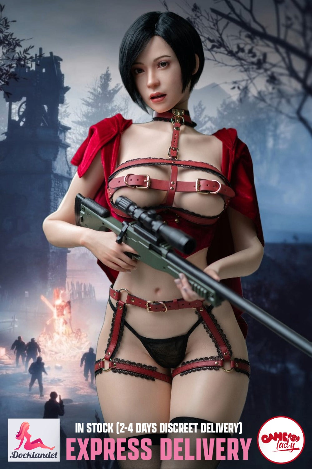 Ada Wong Sex Doll (Game Lady 171cm G-Cup Nr.21 silikona) EXPRESS