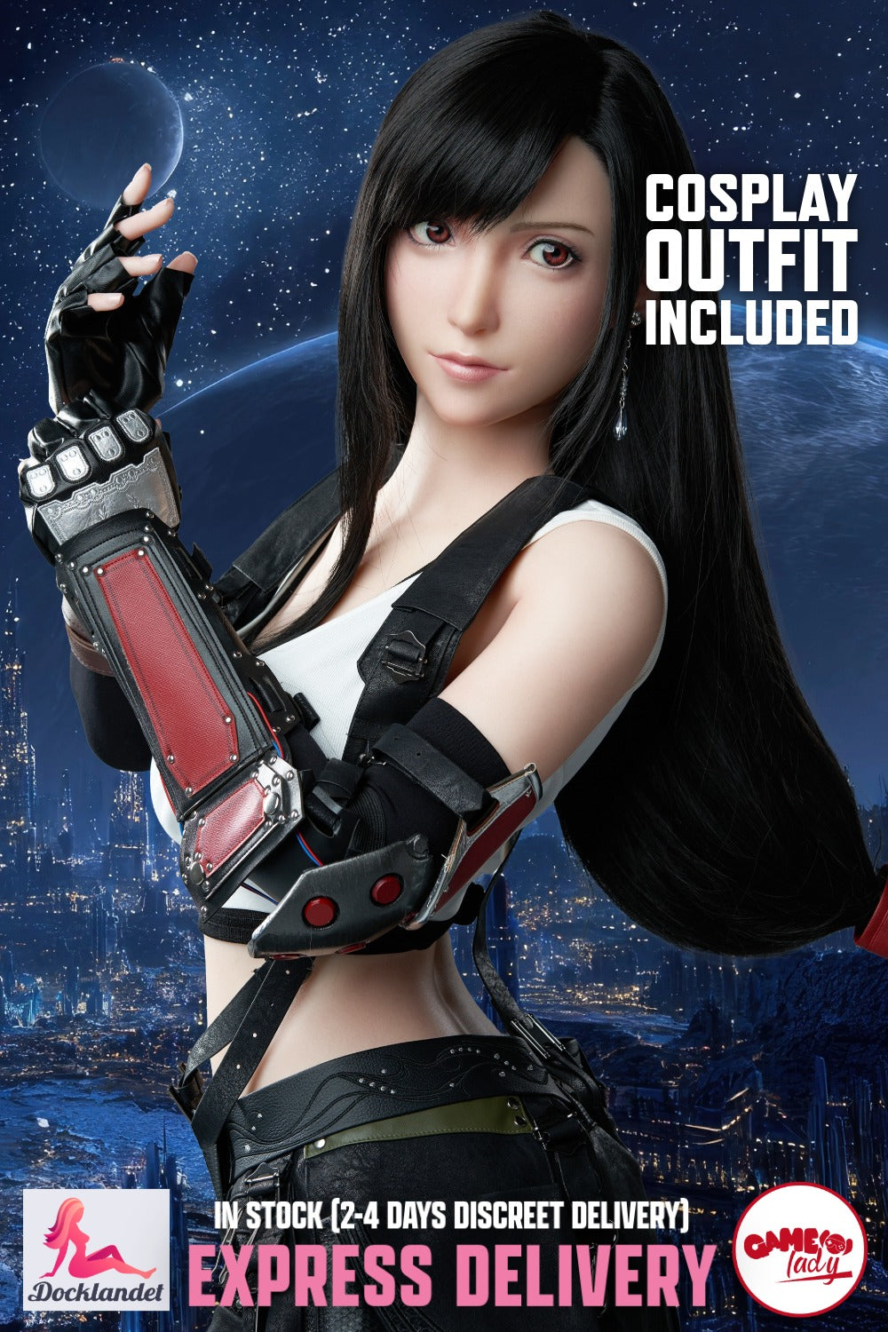 Tifa Sex Doll (Game Lady 167cm D-Cup Nr.03 silikons) EXPRESS