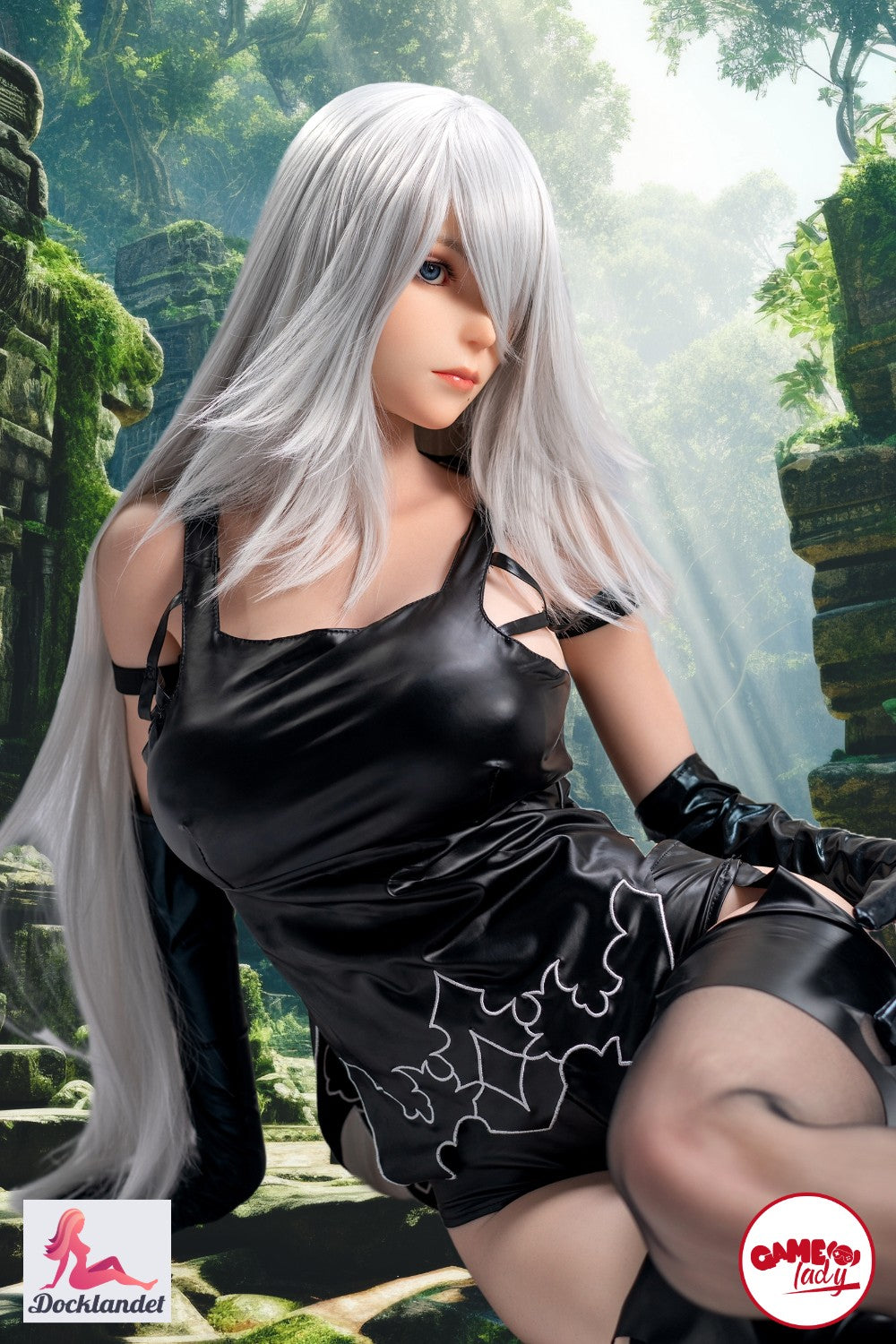 Seksa lelle Yorha A2 (Game Lady 171 cm E-Cup Nr.18-2 silikona)