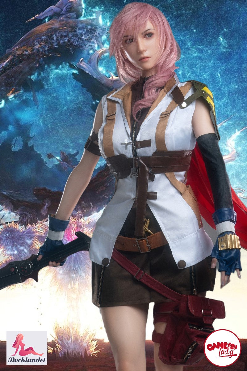 Lightning Seksa lelle (Game Lady 171cm G-Cup Nr.19 silikons)