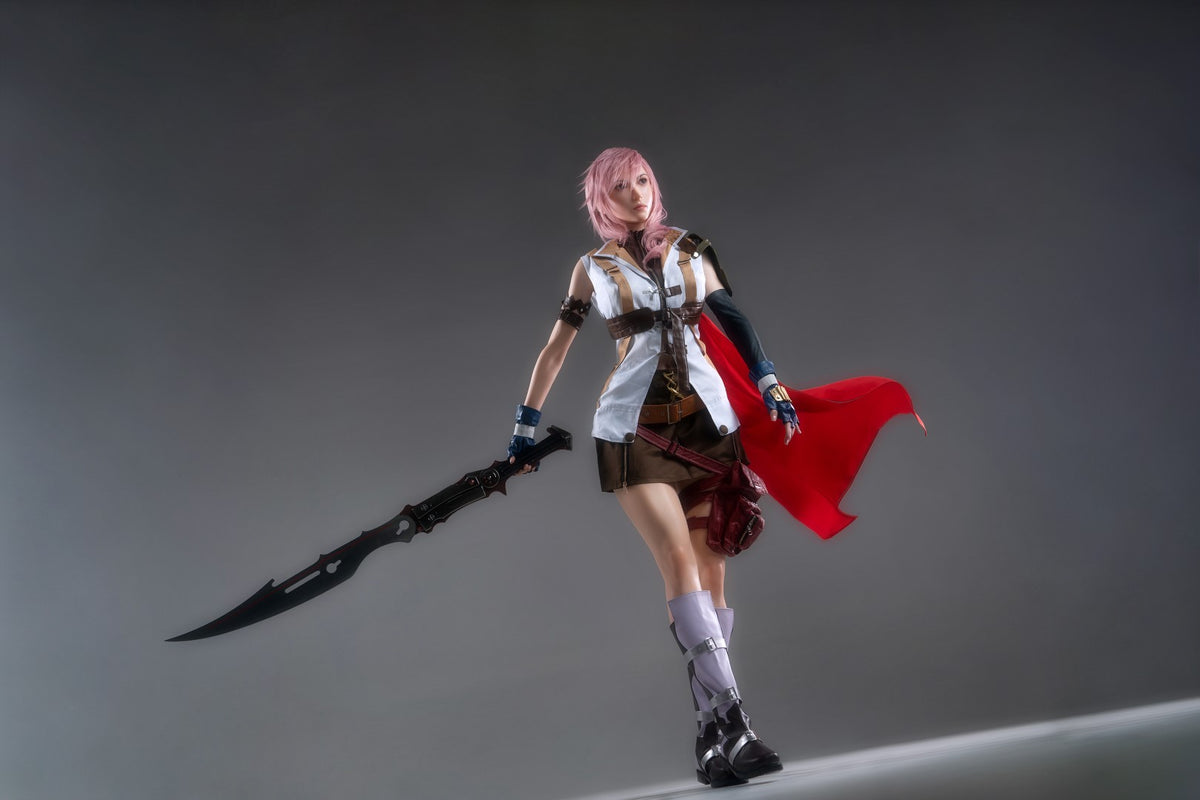 Lightning Seksa lelle (Game Lady 171cm G-Cup Nr.19 silikons)