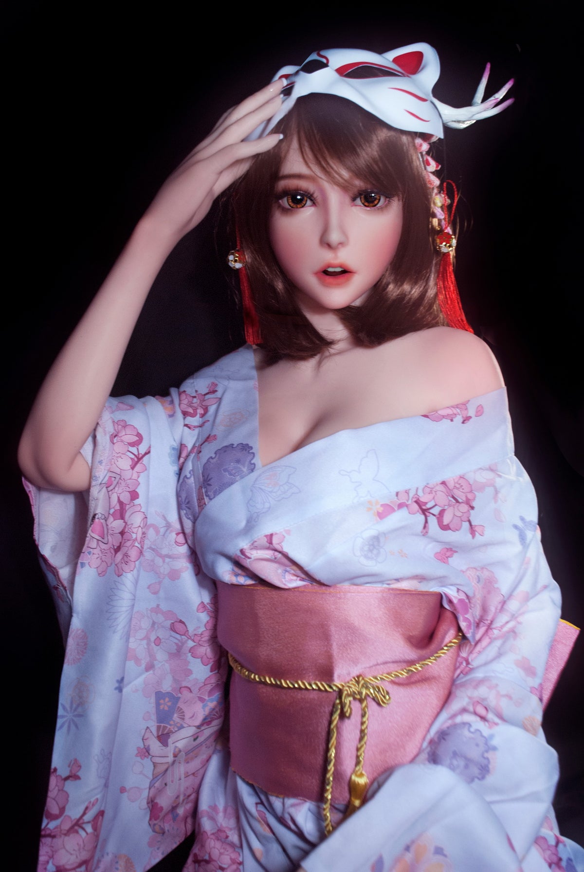 Akimoto Mizuki seksa lelle (Elsa Babe 150 cm HB021 silikons)