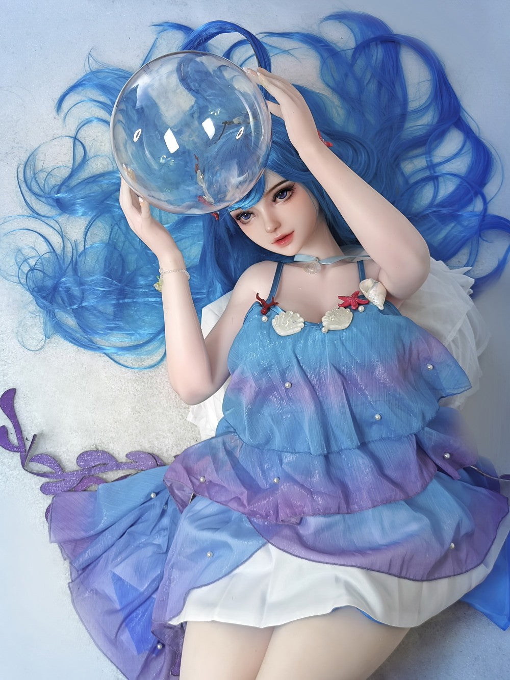 Seksa lelle Dorija (Elsa Babe 140 cm HB048 silikons)
