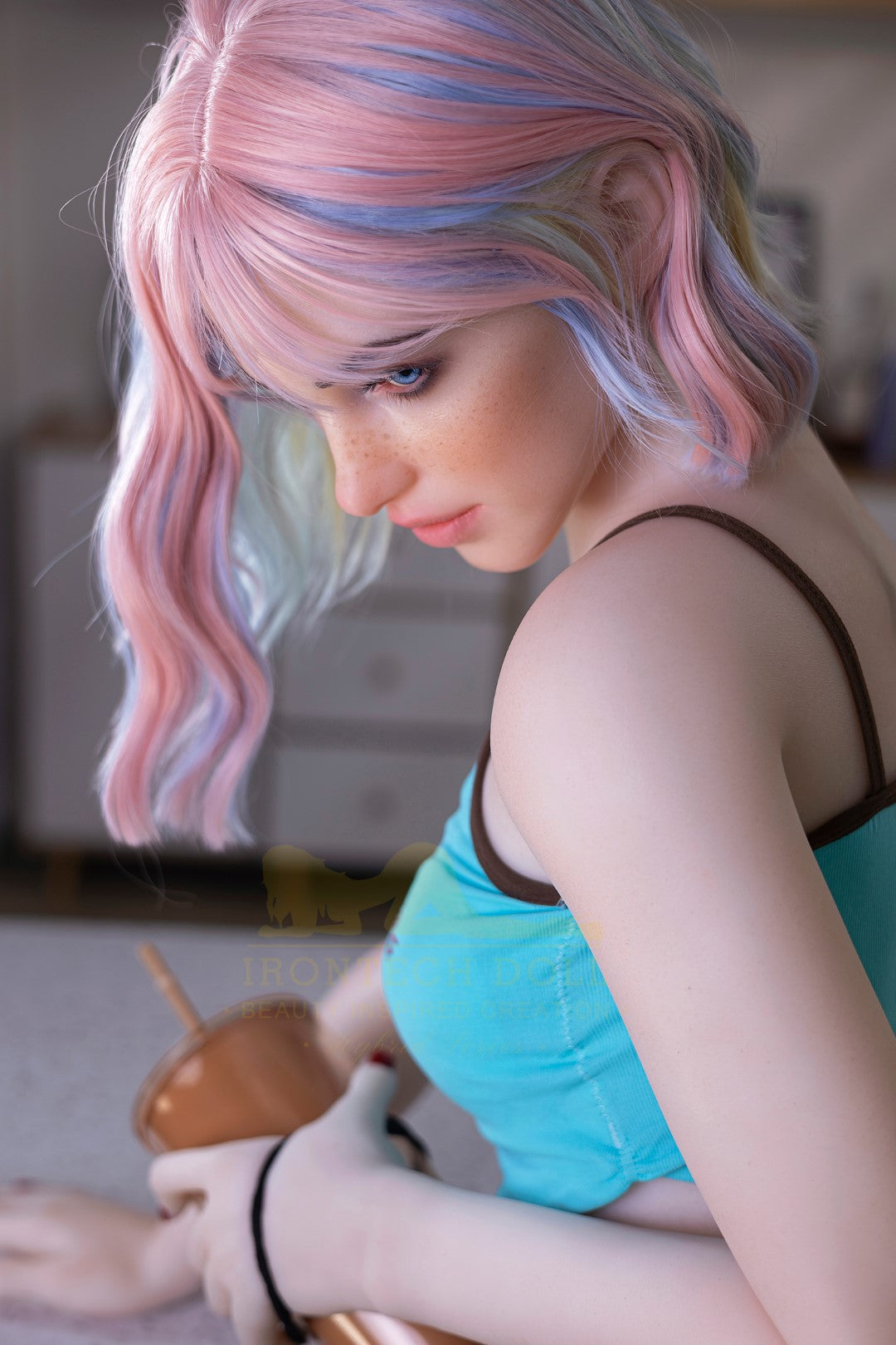 Heidija seksa lelle (Irontech Doll 162 cm A-Cup S46 TPE+Silikona)