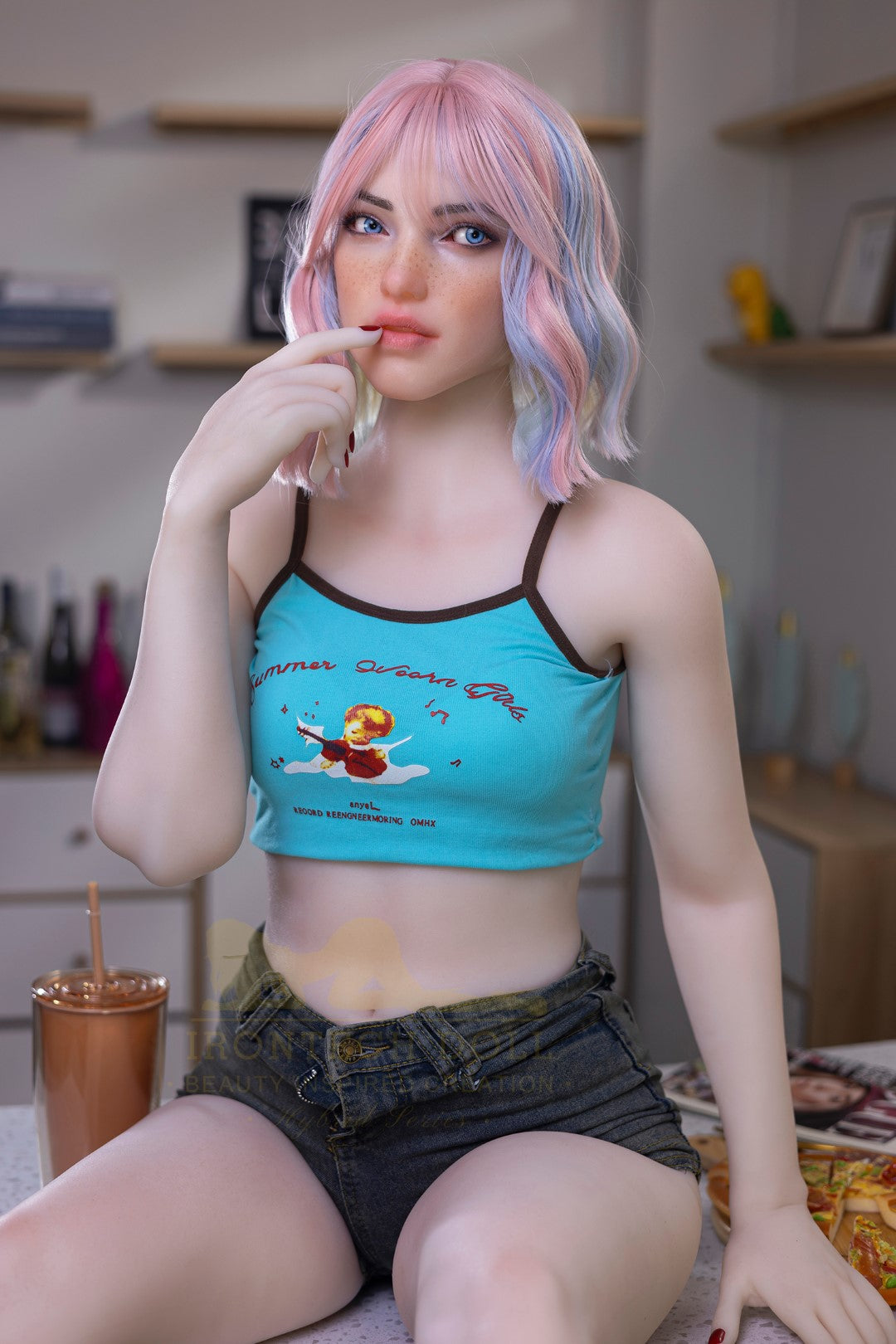Heidija seksa lelle (Irontech Doll 162 cm A-Cup S46 TPE+Silikona)
