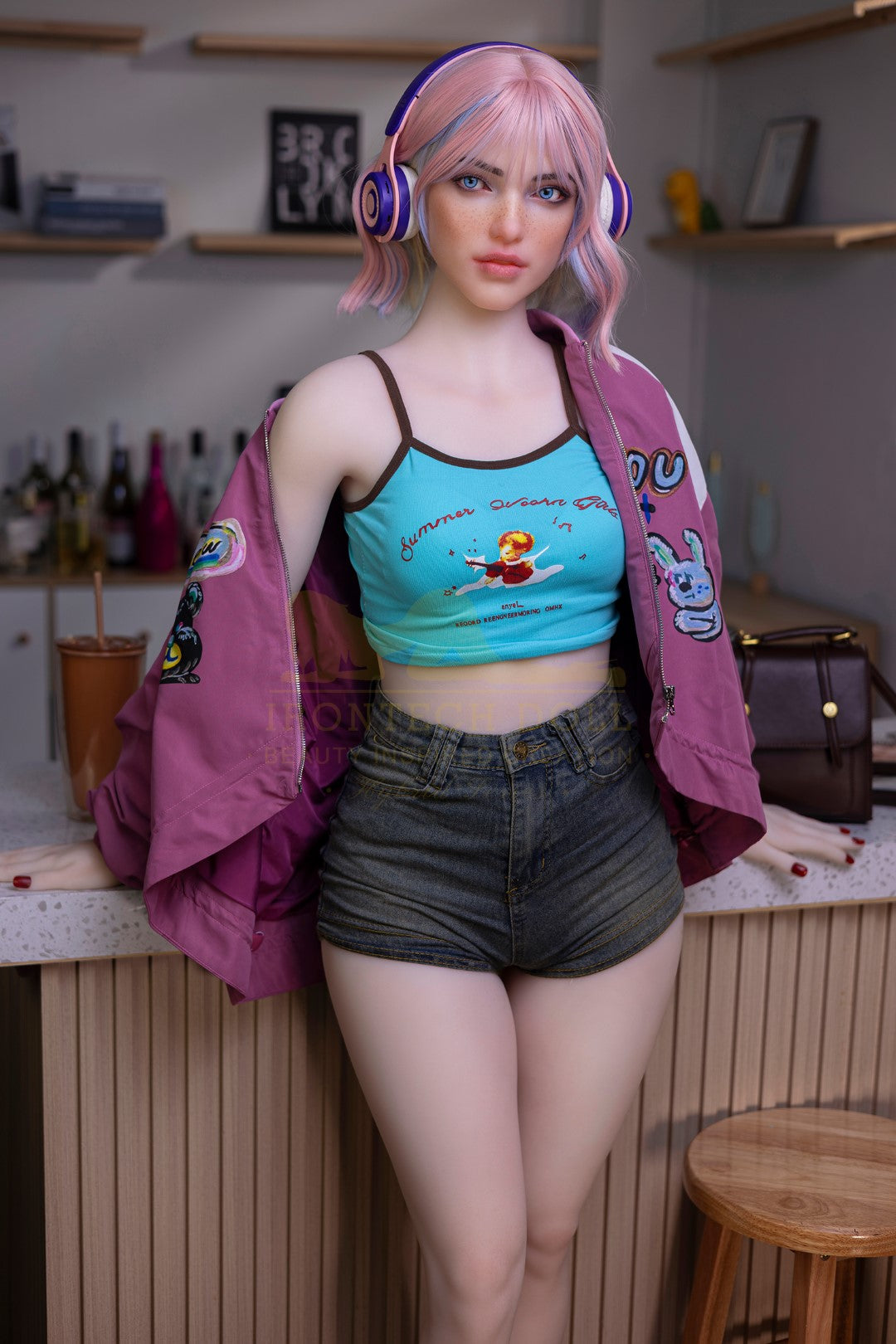 Heidija seksa lelle (Irontech Doll 162 cm A-Cup S46 TPE+Silikona)
