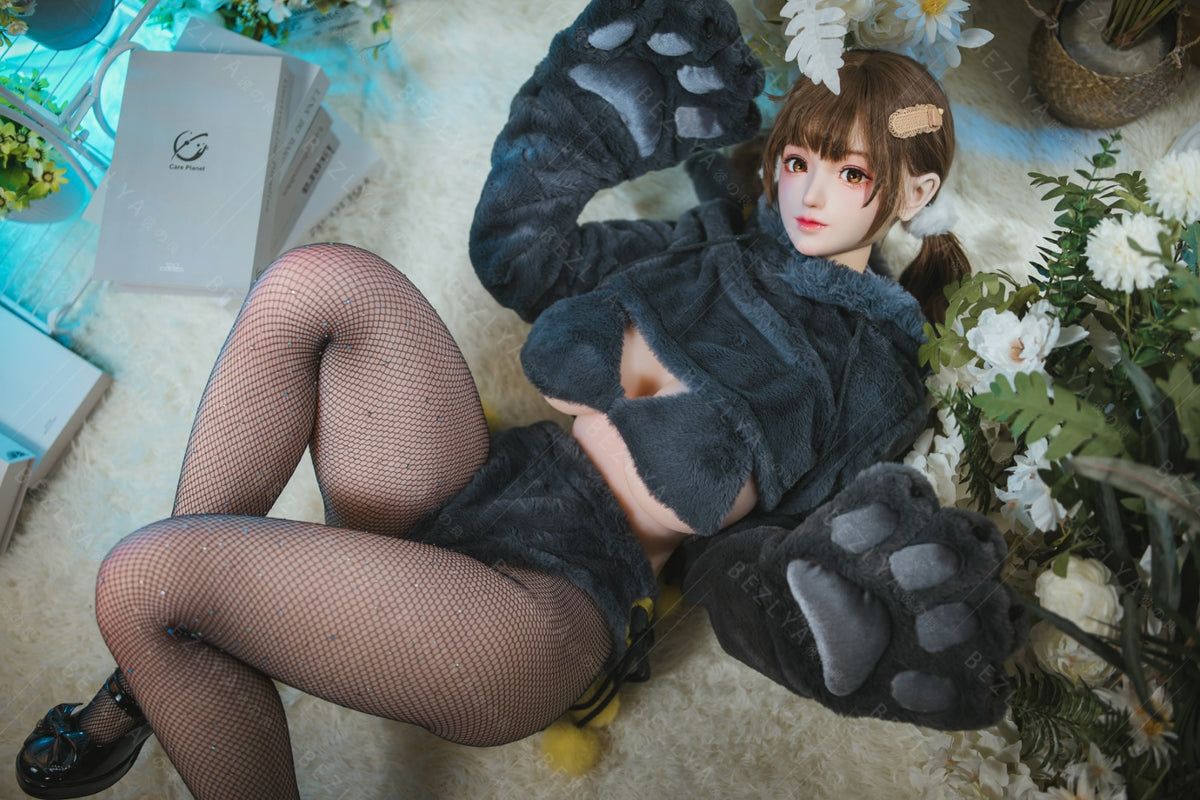 Seksa lelle Paeonia (Bezlya Doll 155 cm F kauss, 2,0 TPE+silikons)