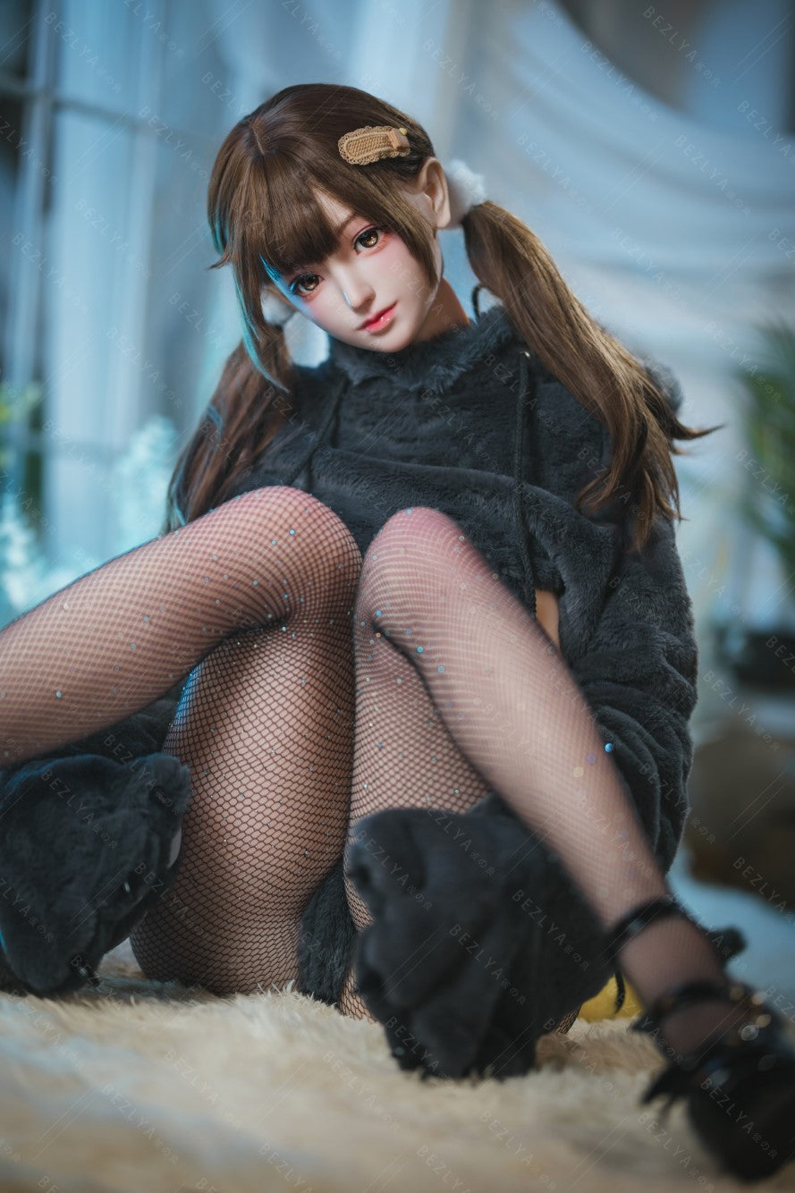 Seksa lelle Paeonia (Bezlya Doll 155 cm F kauss, 2,0 TPE+silikons)