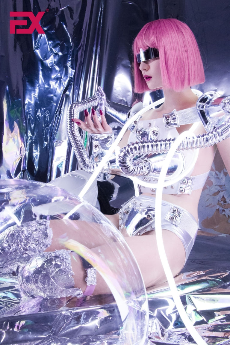 Jie CyberPunk seksa lelle (EXDoll 166 cm B kauss #Exclone Silicone)