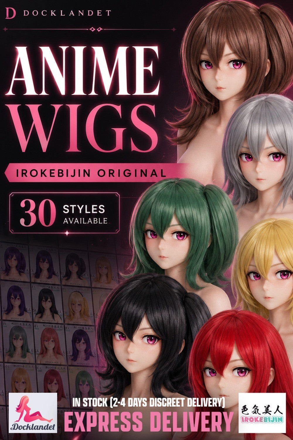 Anime parūka (Irokebijin oriģināls) EXPRESS