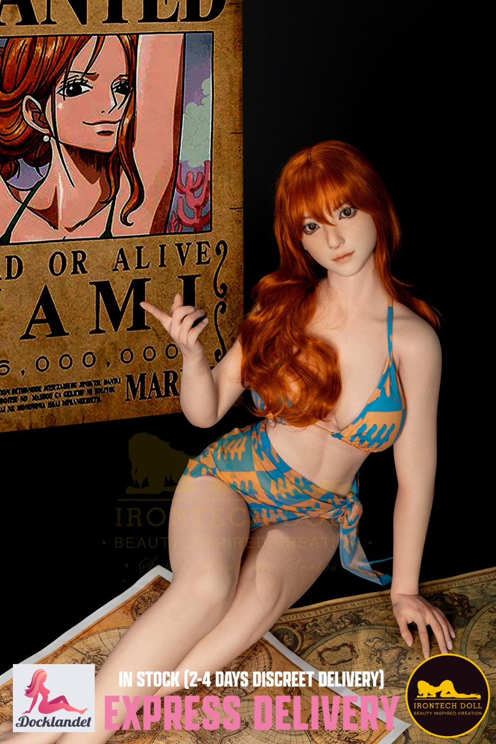 Nami seksa lelle (Irontech Doll 166 cm C-Cup S32 silikona) EXPRESS