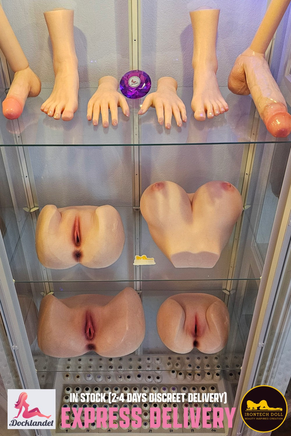 Shemale dzimumloceklis 25 cm (Irontech Doll silikons) EXPRESS