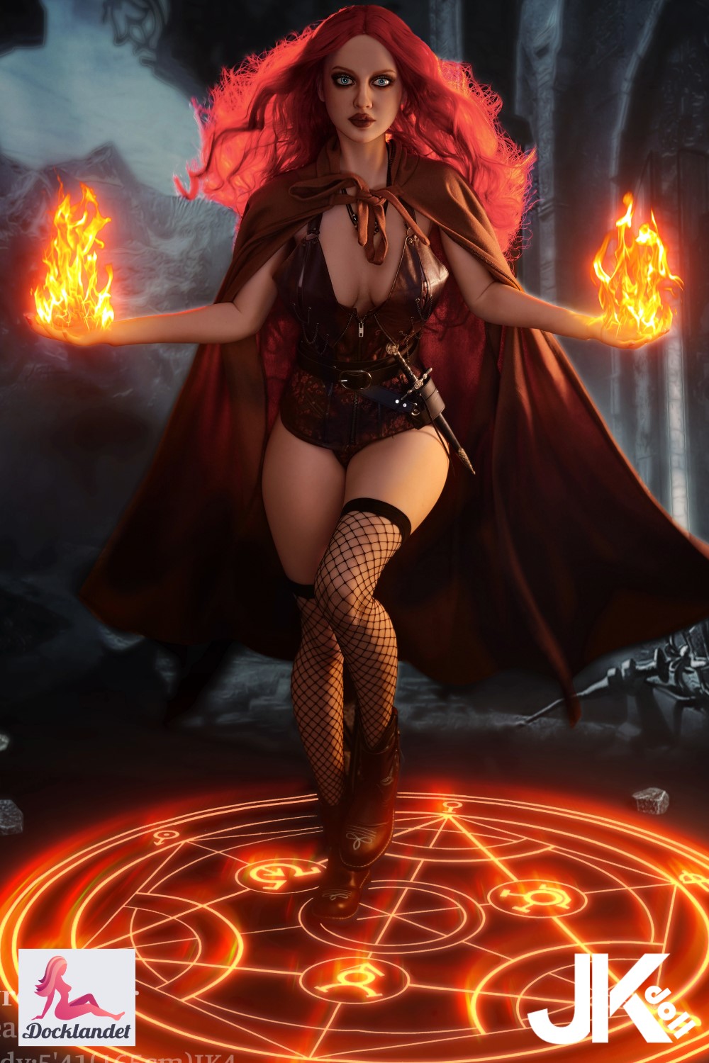 Pyromancer seksa lelle (JK-Doll 165 cm D-Cup JK2 TPE)
