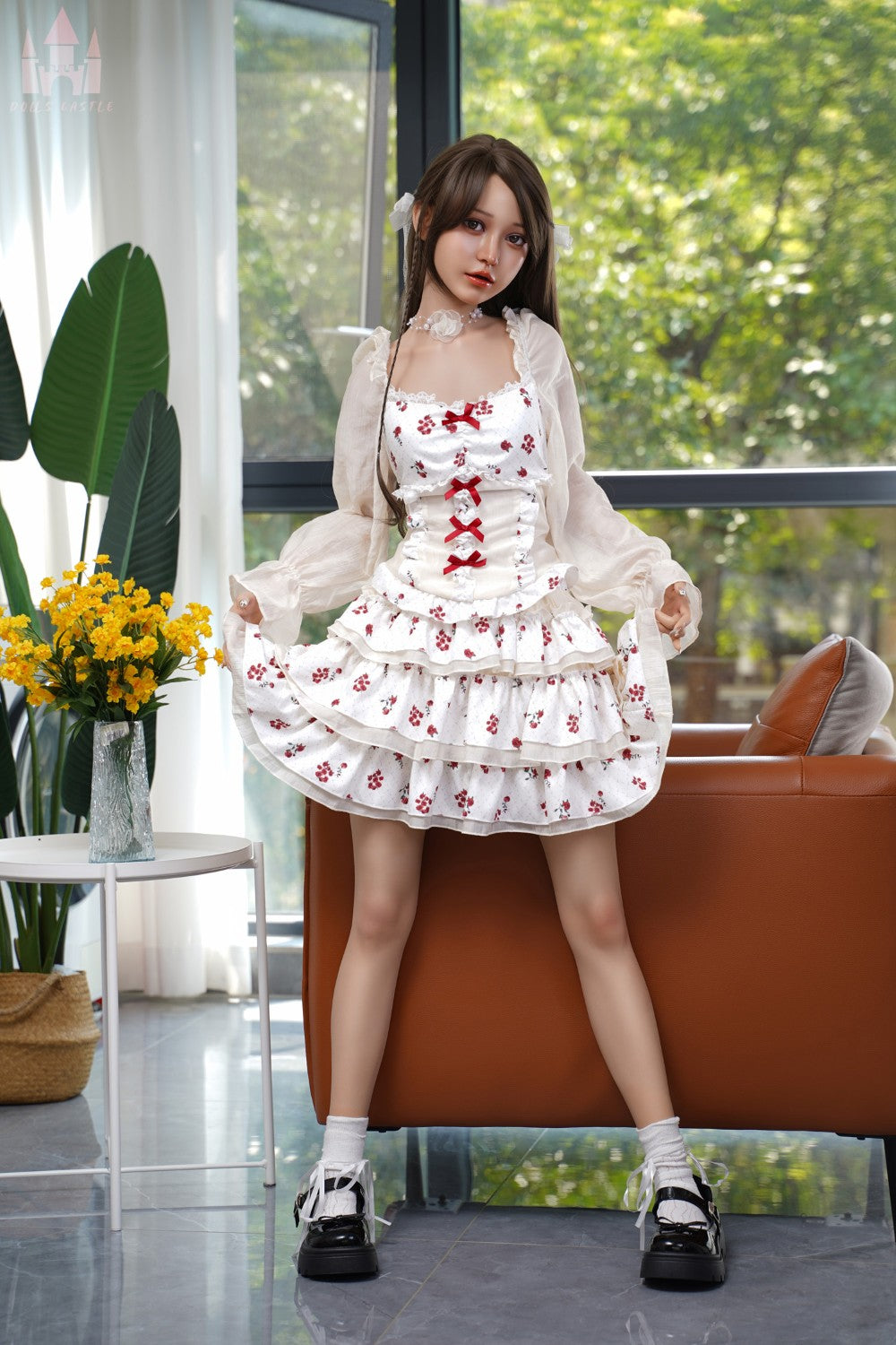 Dženisa seksa lelle (Dolls Castle 158 cm B-Cup #S21 silikons) EXPRESS
