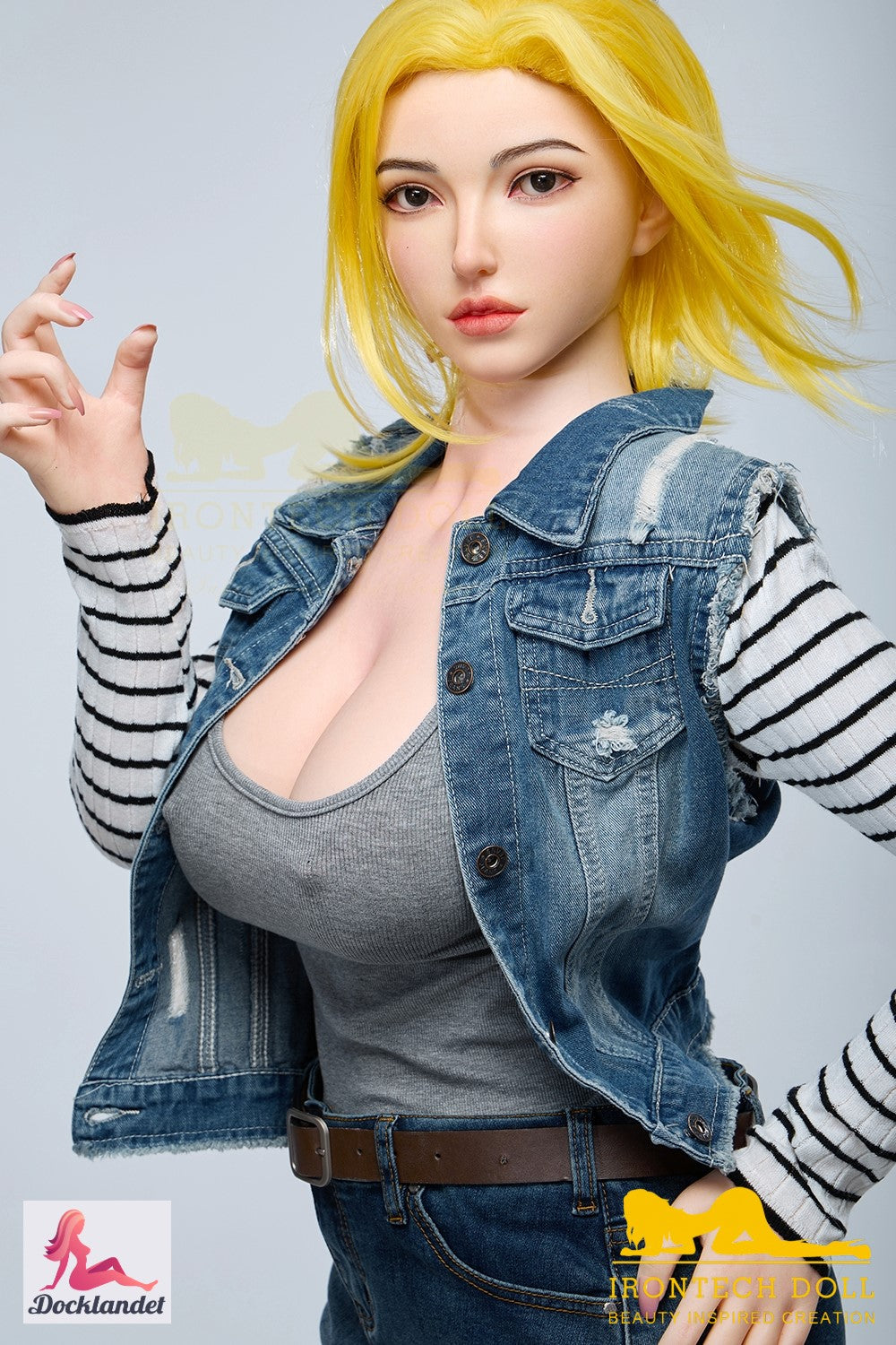 Joline Android 18 Sex Doll (Irontech Doll 159 cm G-Cup S41 silikons)