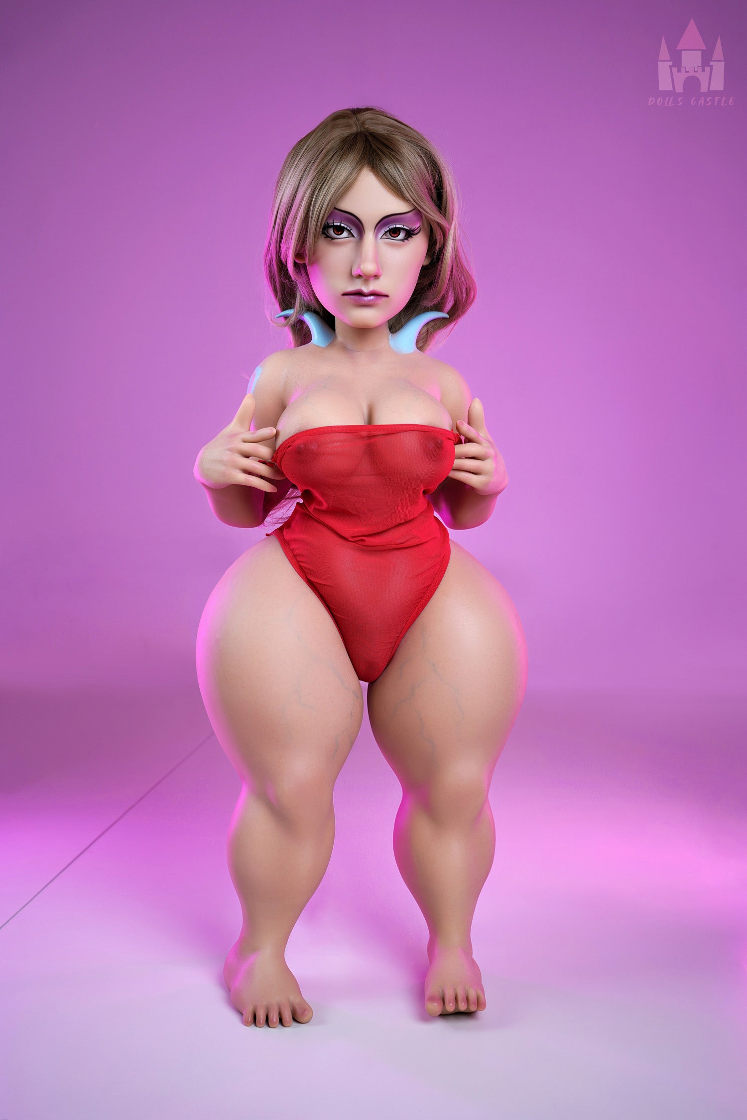 Seksa lelle Džovelle (Dolls Castle 120 cm E-Cus #S14 silikona)