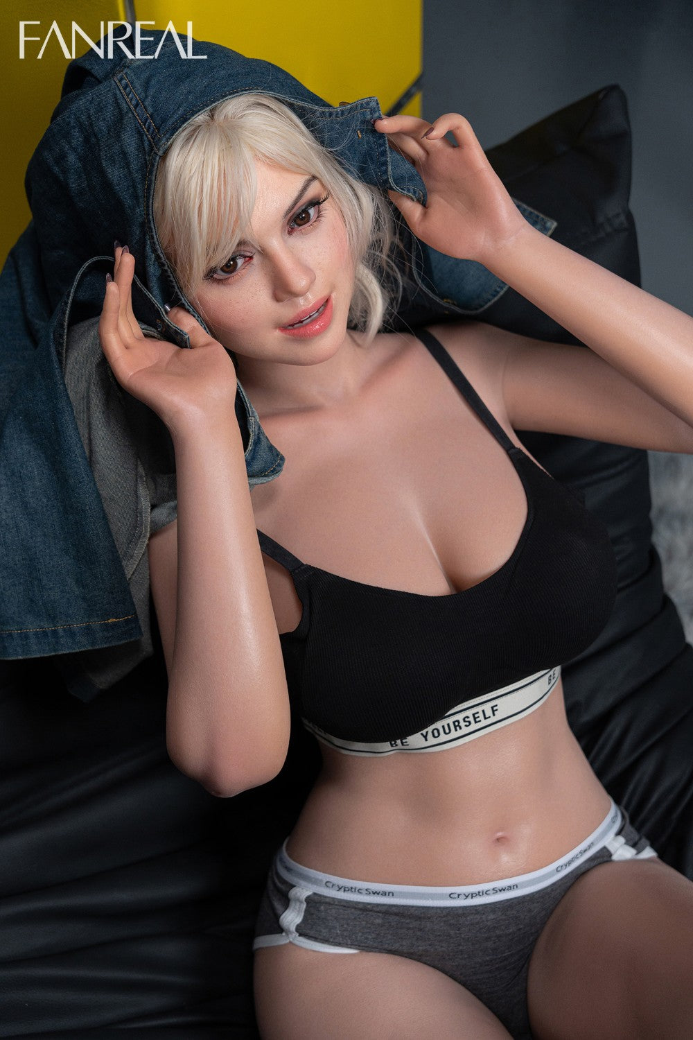 Marija seksa lelle (FanReal Doll 155 cm F-kauss silikons)