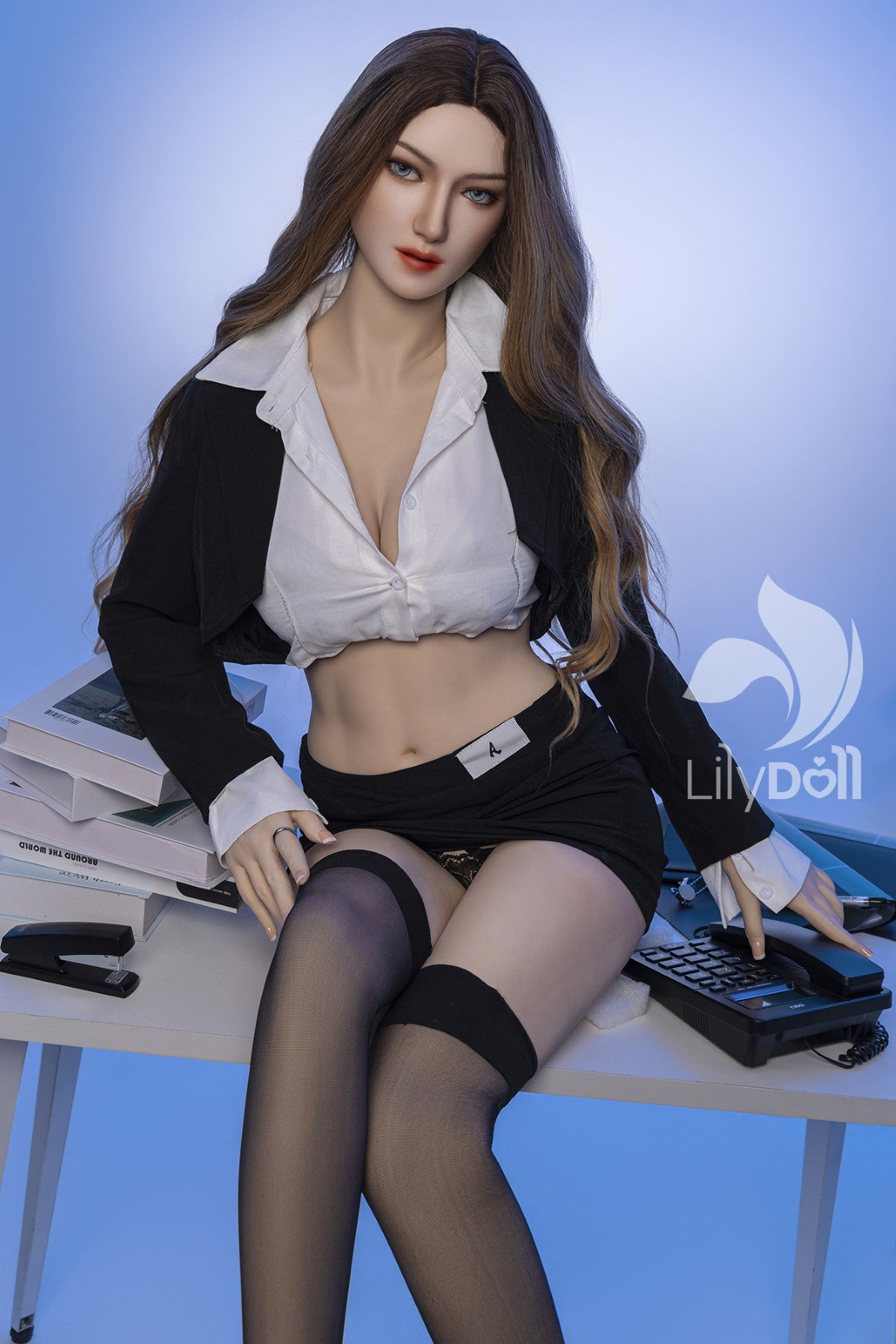 Selēna — seksa lelle (LilyDoll 168 cm F kauss #LH033A-A Silikons+TPE)