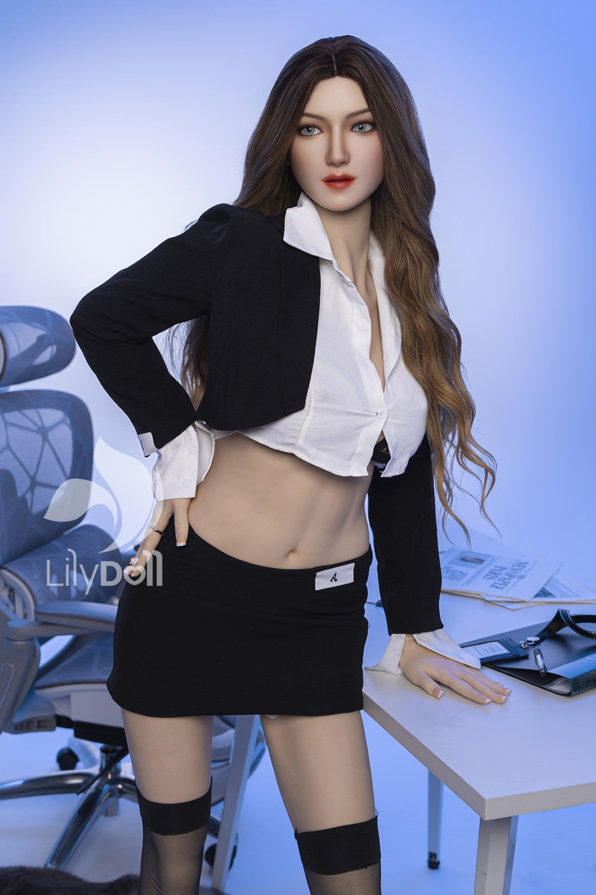 Selēna — seksa lelle (LilyDoll 168 cm F kauss #LH033A-A Silikons+TPE)