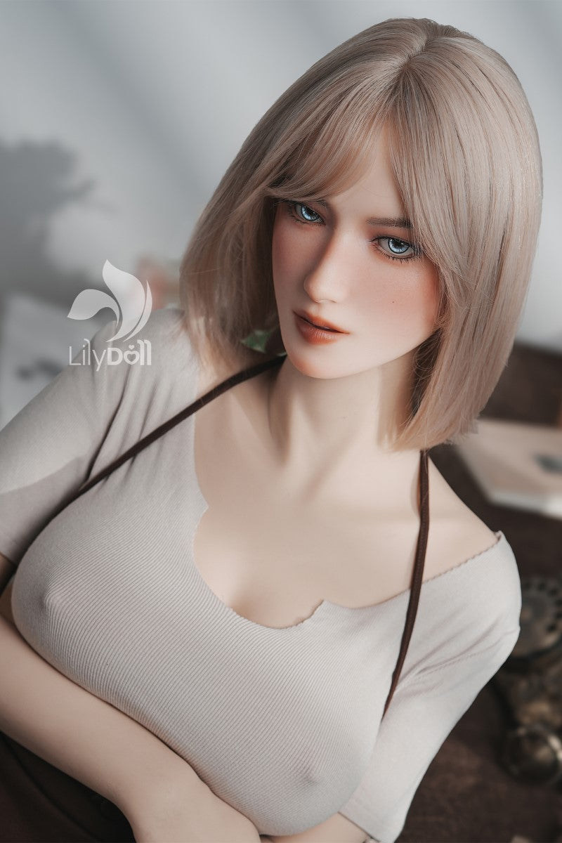 Selēna-B seksa lelle (LilyDoll 168 cm F kauss #LH033A-B Silikons+TPE)