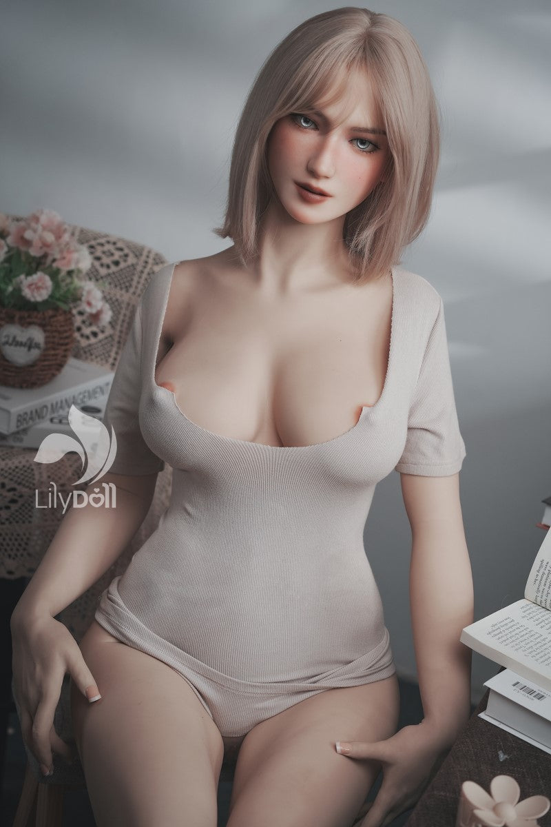 Selēna-B seksa lelle (LilyDoll 168 cm F kauss #LH033A-B Silikons+TPE)