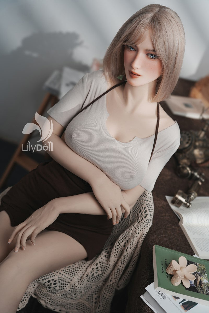 Selēna-B seksa lelle (LilyDoll 168 cm F kauss #LH033A-B Silikons+TPE)
