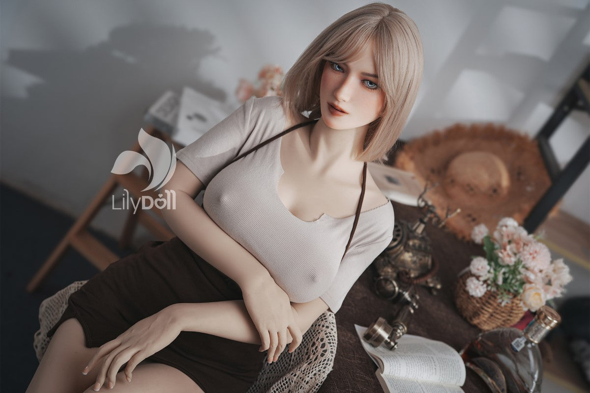 Selēna-B seksa lelle (LilyDoll 168 cm F kauss #LH033A-B Silikons+TPE)