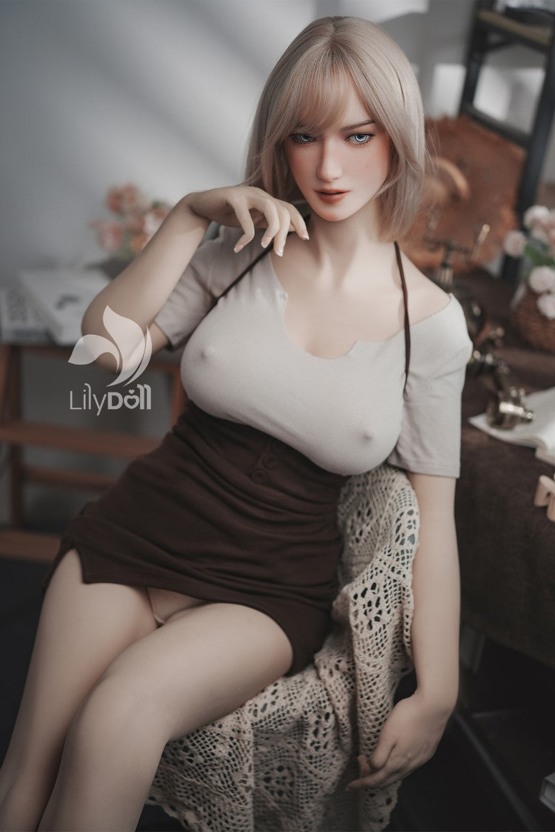 Selēna-B seksa lelle (LilyDoll 168 cm F kauss #LH033A-B Silikons+TPE)