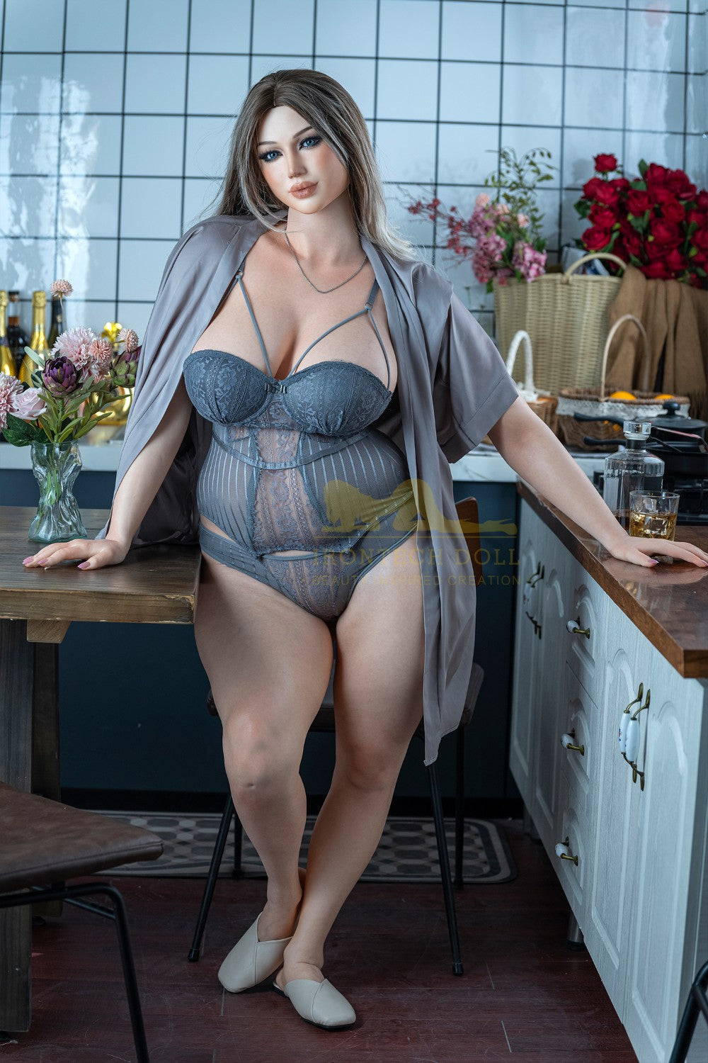 Selīnas seksa lelle (Irontech Doll 162cm F-cup S13 silikons)