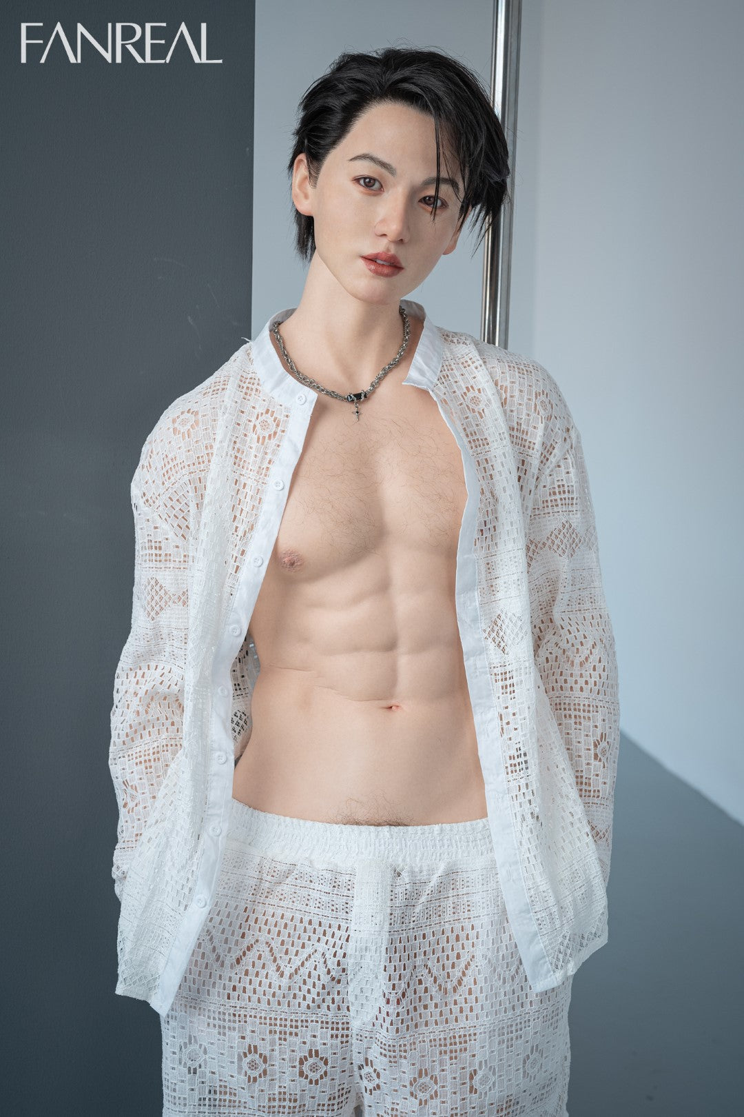 Kevins vīriešu dzimuma lelle (FanReal Doll 173cm Silikona)