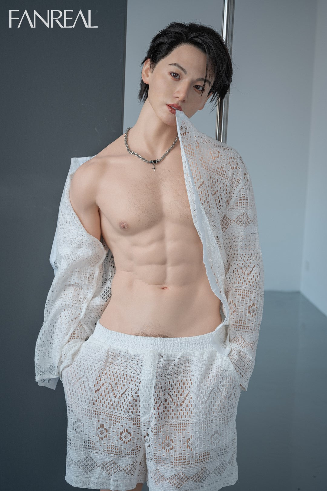Kevins vīriešu dzimuma lelle (FanReal Doll 173cm Silikona)