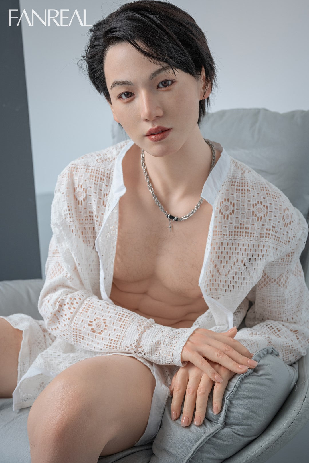 Kevins vīriešu dzimuma lelle (FanReal Doll 173cm Silikona)