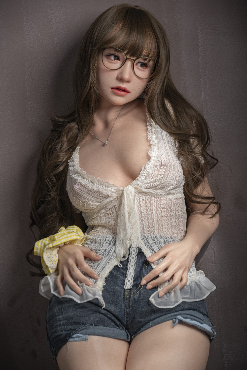Eleonoras seksa lelle (Jiusheng 153cm E-Cup #124B RST silikons)
