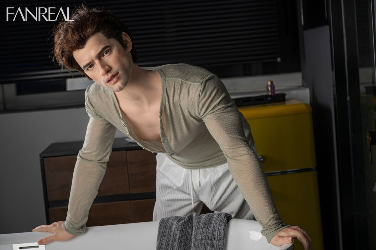 Kārters vīriešu dzimuma lelle (FanReal Doll 173cm Silikona)