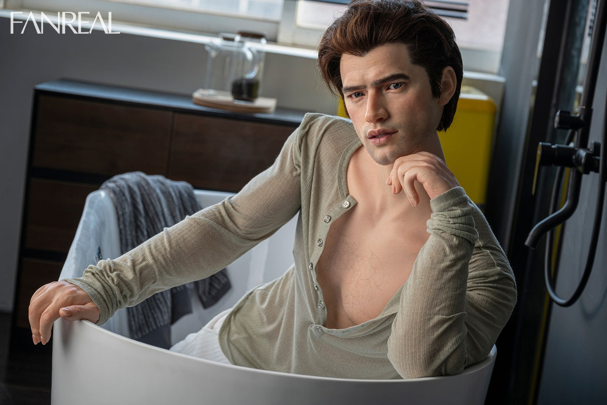 Kārters vīriešu dzimuma lelle (FanReal Doll 173cm Silikona)