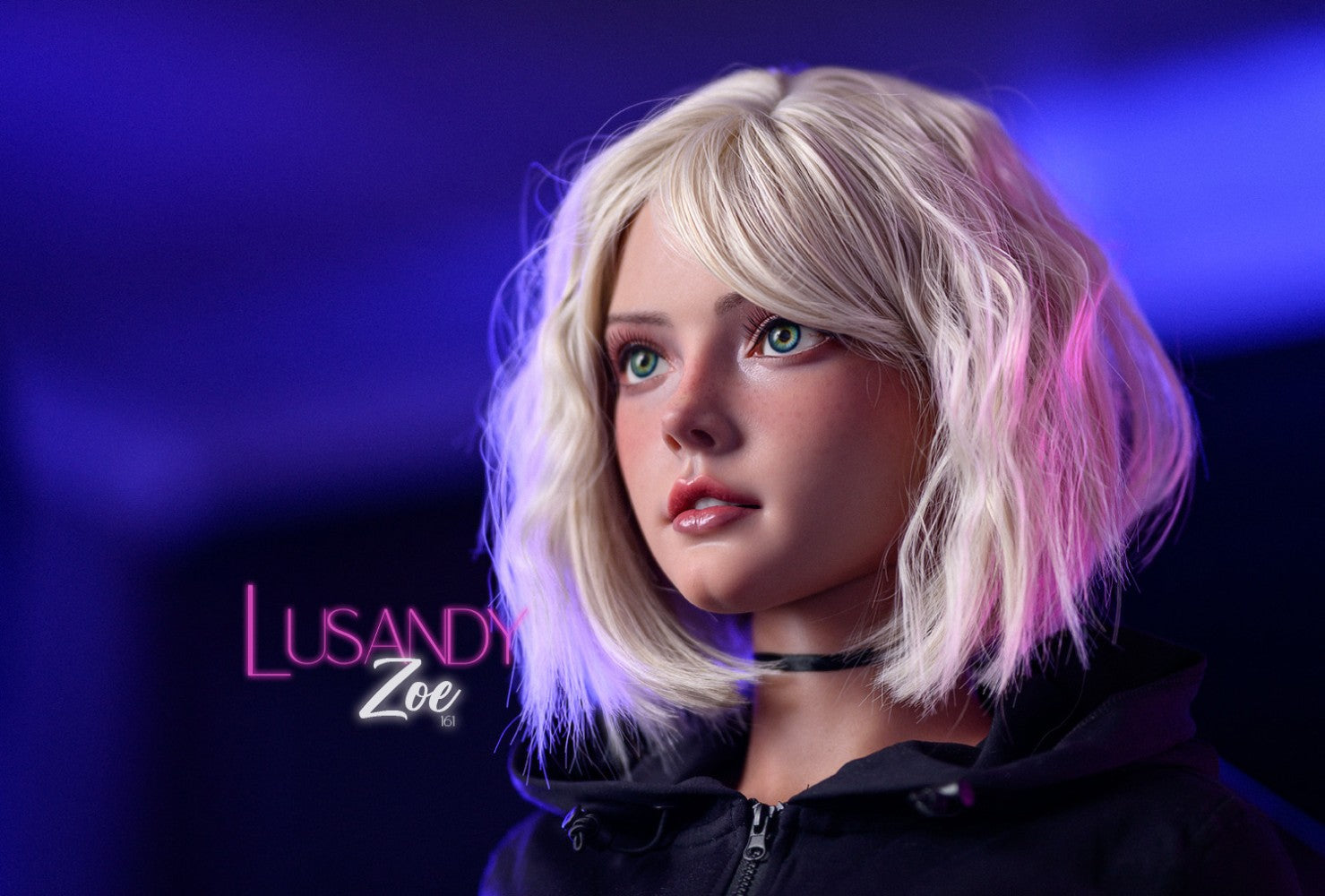 Zoja seksa lelle (Lusandy Doll 161 cm D veida kauss, silikons)