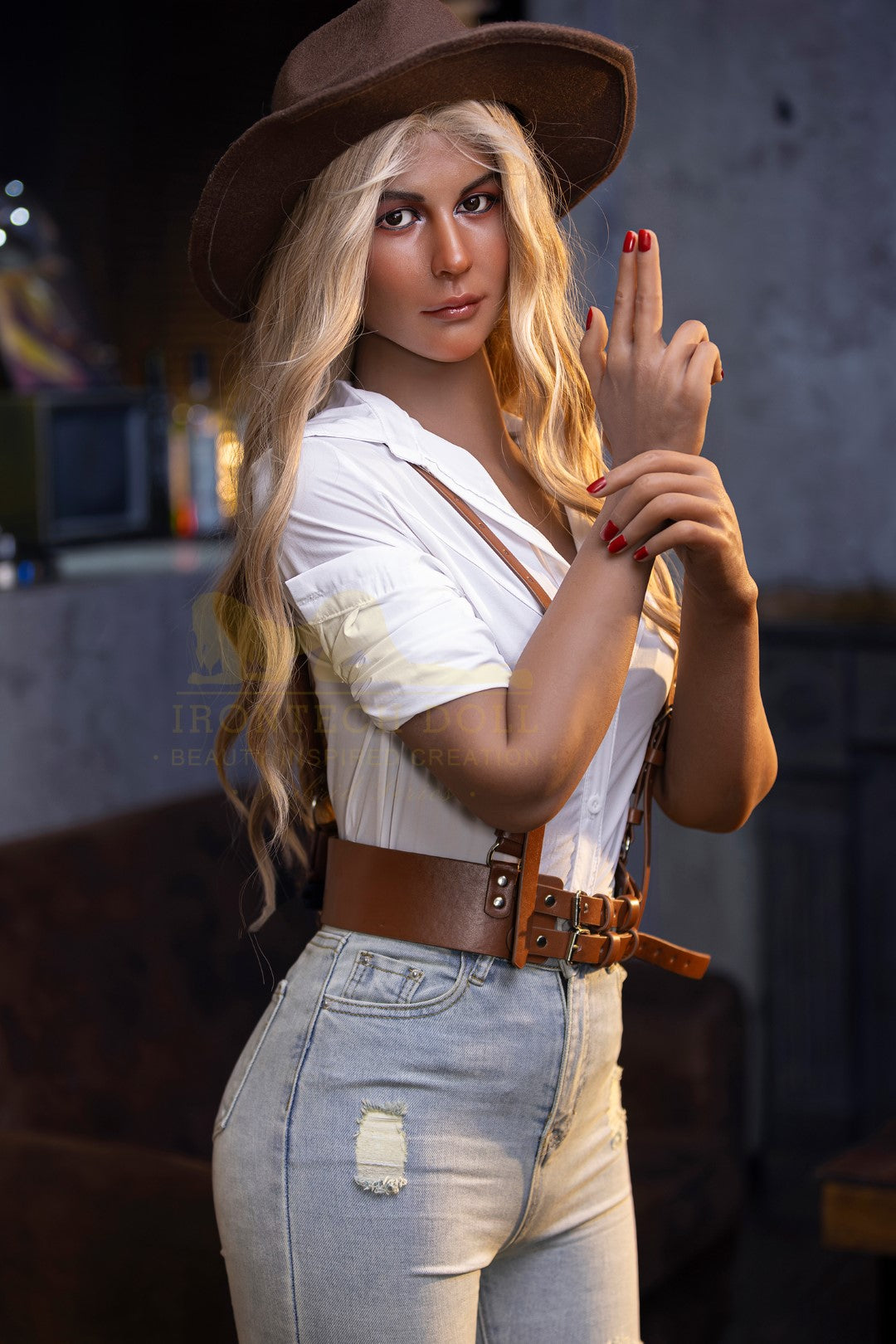 Seksa lelle Veronika (Irontech Doll 162 cm A-Cup S50 TPE+Silikona)