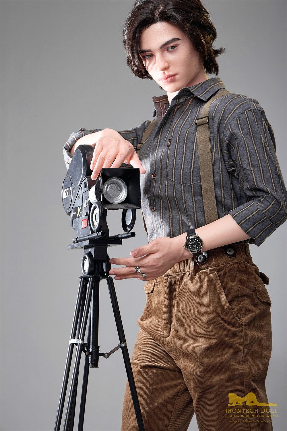 Lūkass vīriešu dzimuma lelle (Irontech Doll 170 cm M9 silikons)