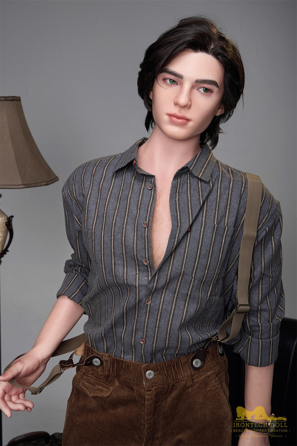 Lūkass vīriešu dzimuma lelle (Irontech Doll 170 cm M9 silikons)