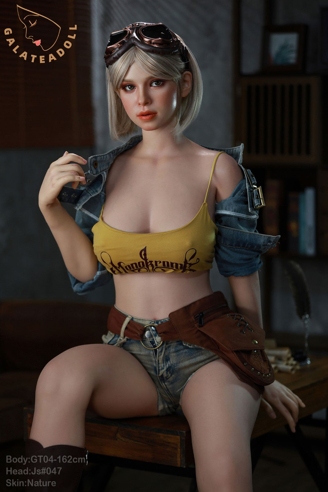 Seksa lelle Emma (Galatea Doll 162 cm C-Cup #047 Silikona)