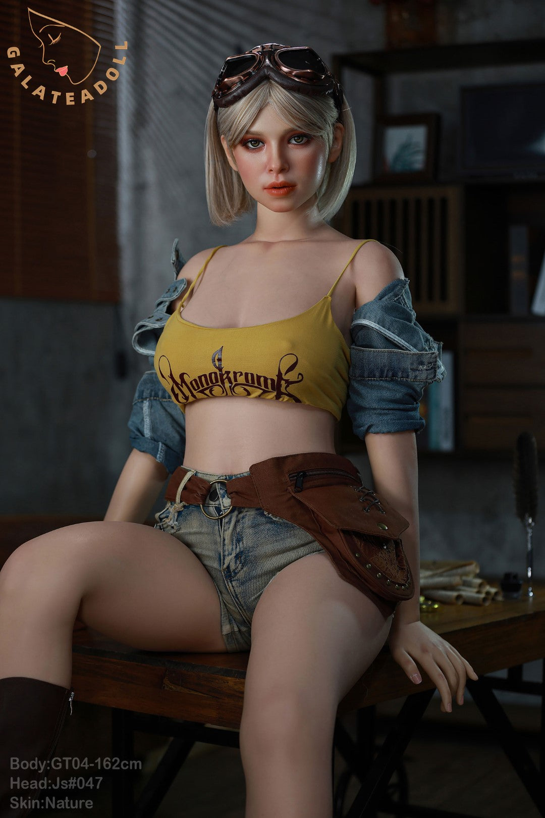 Seksa lelle Emma (Galatea Doll 162 cm C-Cup #047 Silikona)