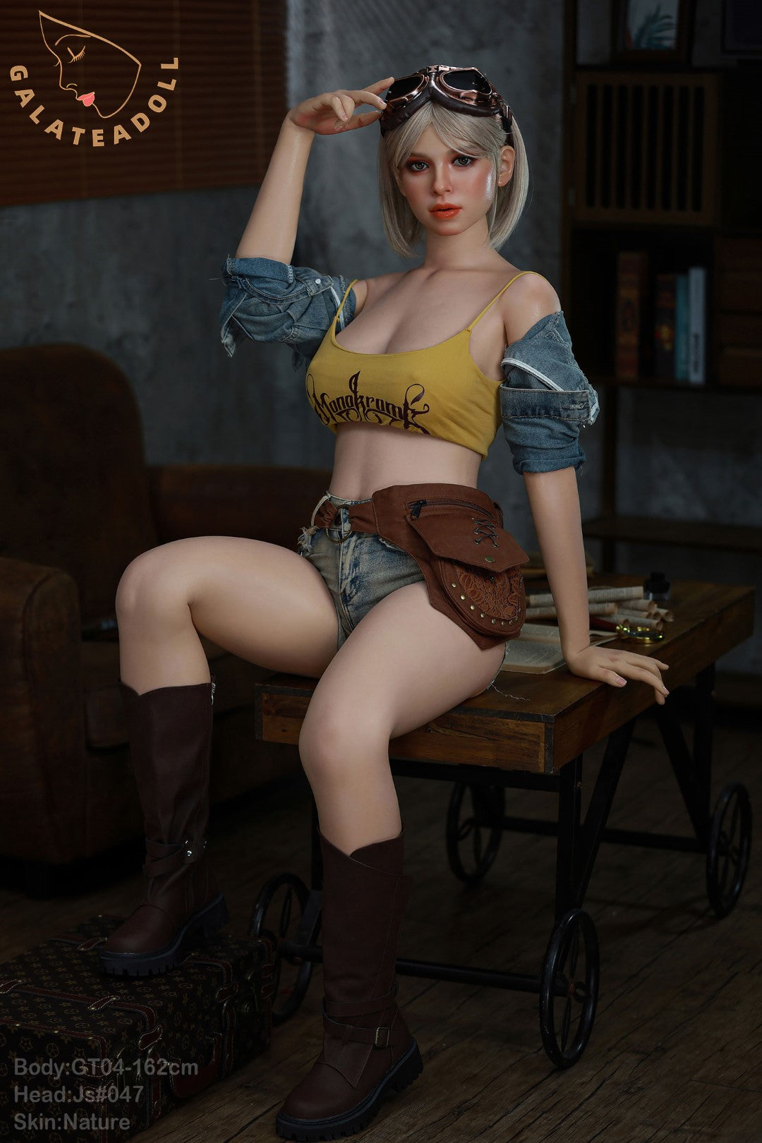 Seksa lelle Emma (Galatea Doll 162 cm C-Cup #047 Silikona)