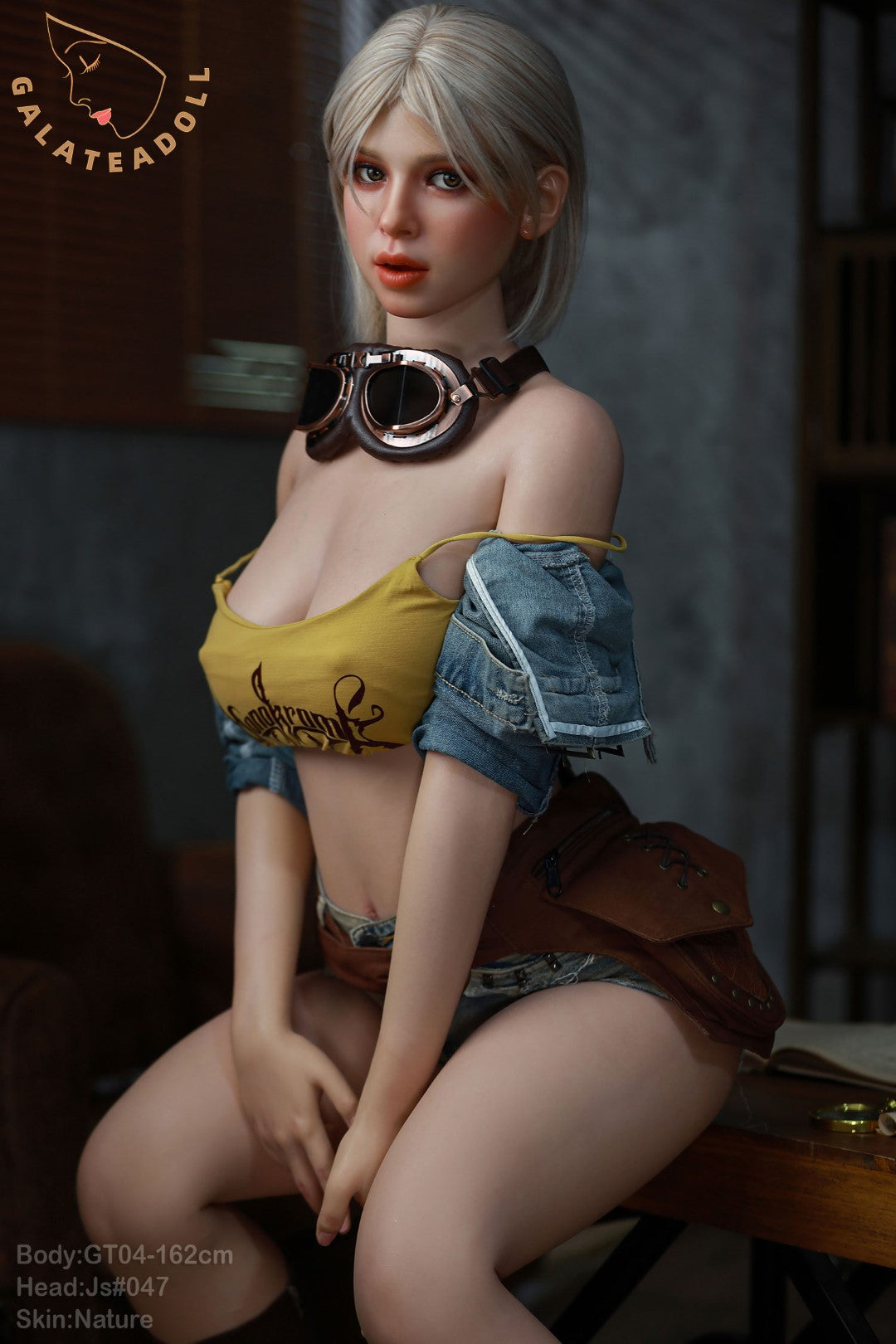 Seksa lelle Emma (Galatea Doll 162 cm C-Cup #047 Silikona)