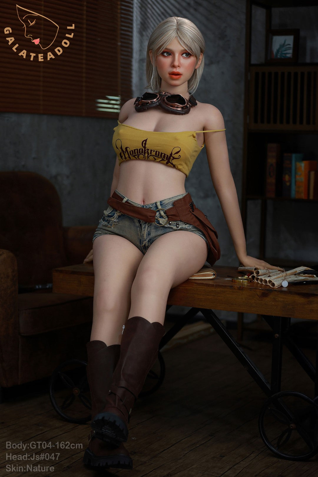 Seksa lelle Emma (Galatea Doll 162 cm C-Cup #047 Silikona)