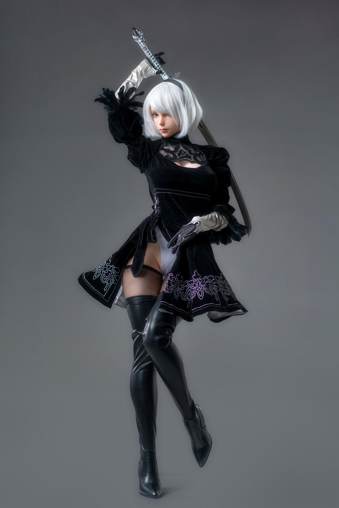 Seksa lelle Yorha 2B (Game Lady 171 cm E-Cup Nr. 18 silikona)